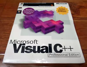 MICROSOFT VISUAL C++ PROFESSIONAL 5.0 1997 WIN95 BIG BOX BRAND NEW SEALED NOS - Picture 1 of 4