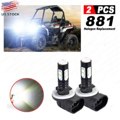 For ATV Polaris Ranger XP 500 700 800 900 1000 2007-2018 New LED Headlight Bulbs - Image 1 of 4