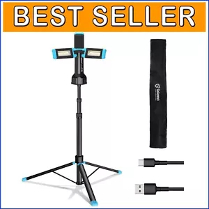Portable 5000 Lumen Work Light with Tripod - Ideal for Jobs, Camping & Workshops - Picture 1 of 9