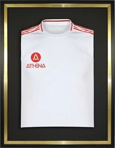 Camisa deportiva estándar Athena premium dorada y platino hágalo usted mismo marco de exhibición - Imagen 1 de 52
