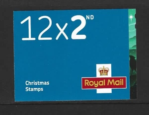 GB 2019 12 x 2nd CLASS CHRISTMAS STAMP BOOKLET LX59 (SBP2i) - Picture 1 of 1