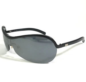 Max Mara Sunglasses MM 162/S Z3S Black Frames with Black Shield Mirrored Lens - Picture 1 of 10