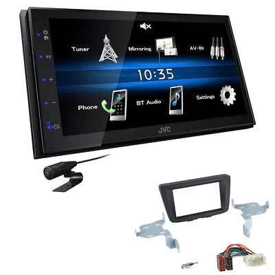 JVC 2 DIN Digital Autoradio Bluetooth USB für Suzuki Baleno ab 2016 in schwarz - Bild 1 von 4