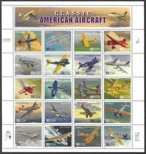 United States 1997 ☀ Aviation Classic American Aircrafts ☀ MNH** - Picture 1 of 1