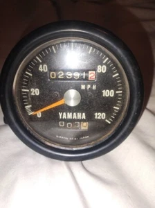 Yamaha Speedometer DS7 R5 RD350 120 MPH  Vintage OEM - Picture 1 of 10