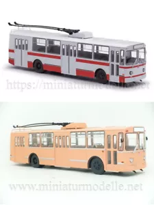 1:43 ZIU 682 B 9 Oberleitungsbus Modimio #61 O-Bus Soviet Bus Russian Trolleybus - Bild 1 von 12
