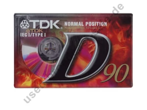 TDK D-90EB, Compact Cassette, Neu - Bild 1 von 1