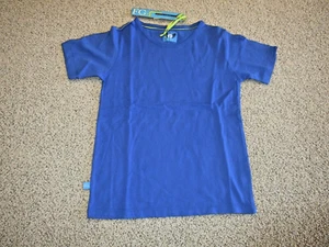 New NWT FG4 GEORGE DAVIES SOLID BLUE BASIC TEE SIZE 6 - Picture 1 of 1