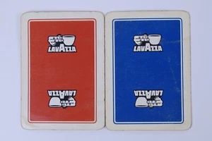 Carte da gioco gadget pubblicitario Lavazza vintage Due mazzi Scala pocker  - Foto 1 di 3