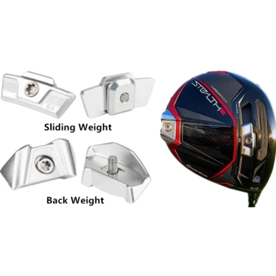 For Taylormade Stealth 2 Plus Driver Golf Club Head Back/Sliding Weight Option