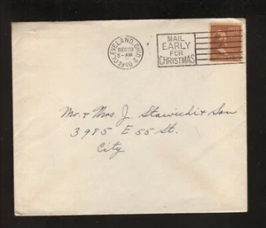 Third Class Mail--1940 Cleveland, Ohio Slogan Cancel Cover - Picture 1 of 1