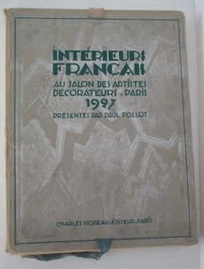 INTERIEURS FRANCAIS, 1927 by Paul Follot, with 48 Art Deco Plates in Binder - Picture 1 of 9