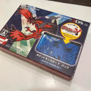 Nintendo 3DS LL Pokemon Y Pack XY Xerneas Yveltal Blue Special Edition RARE - Picture 1 of 24