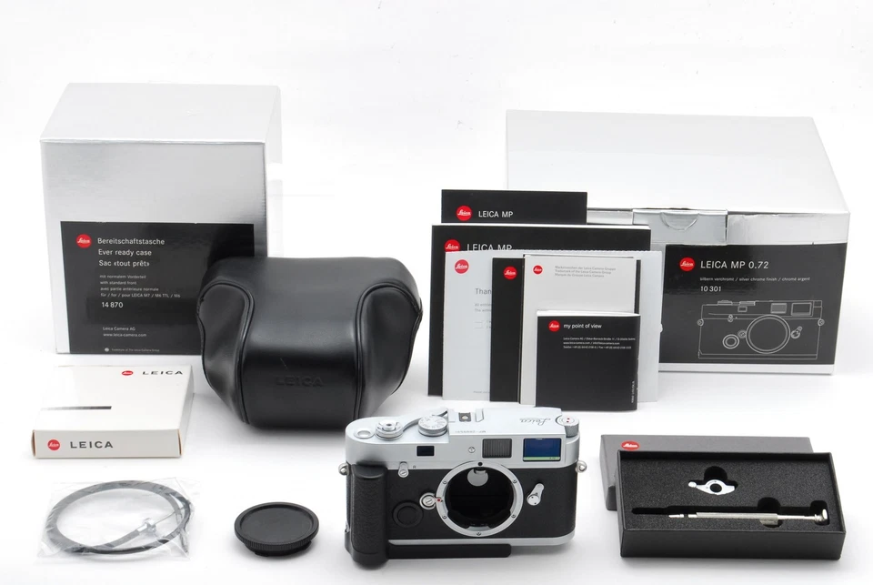 [顶级完好+++] 徕卡 MP 0.72 银色 35 毫米测距仪胶片相机机身 M 日本 — 第 1/4 张图片