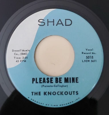 Knockouts PLEASE BE MINE / RICH BOY POOR BOY(DOOWOP 45)#5018 PLAYS VG++ NO NOISE - Image 1 of 4