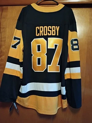 Camiseta extra grande Crosby Penguin oficial nova em folha ainda tem as etiquetas - Imagem 1 de 4