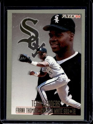 Fleer Frank Thomas Team Leaders #4 White Sox 1994 Foto 1 de 2