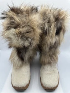 Oscar Sport Fell & Ponyhaar Damen Stiefel Gr. 38 / 7. LESEN - Bild 1 von 11