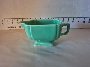 Vintage Homer Laughlin Riviera Green Sauce/Gravy Boat Circa 1938-48 ~Mint~ - Picture 1 of 10