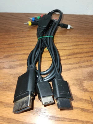 Unbranded Universal Component / AV Cables for Xbox 360, Wii, PS3 *Tested* - Image 1 of 2