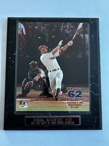 MLB Mark McGwire 62nd Home Run 8x10 Photo Plaque - Cardinals Athletics - Bild 1 von 1
