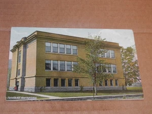 PORTVILLE NY - 1912 GEBRAUCHTE POSTKARTE - UNION HIGH SCHOOL - Bild 1 von 2