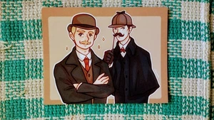 VINTAGE POST CARD SHERLOCK SEATTLE CONVENTION WASHINGTON - Picture 1 of 11