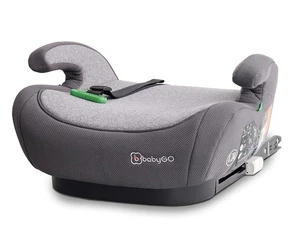 BabyGo Autositz Kindersitz Sitzerhöhung Bursa IV mit Isofix neue I-Size Grau - Bild 1 von 9