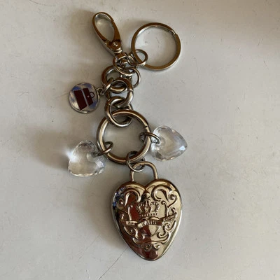 Llavero Llavero Llavero Vintage Logo Kathy Van Zeeland Crest Tono Plateado. Foto 1 de 4