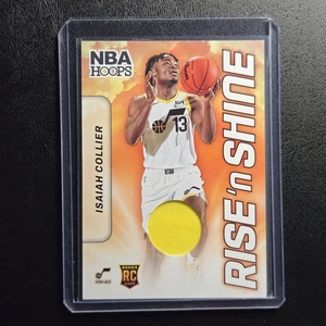 2024-25 NBA Hoops - Rise 'N Shine Memorabilia #RSM-ICJ Isaiah Collier RC - Jazz - Bild 1 von 2
