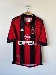 Vintage Adidas AC Milan 1998/99 Soccer Jersey Football Shirt M Mens Black - Picture 1 of 5