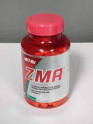 Nuevo suplemento dietético MET-Rx ZMA, cápsulas de suplemento ZMA, 90 unidades caducan 10/2025 Foto 1 de 4