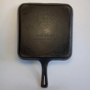 Wagner Ware Bacon And Egg Breakfast Skillet 1101- Vintage Cast Iron - Picture 1 of 14