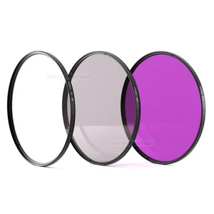 Juego de filtros UV + POL + FD FLD de 72 mm Juego de filtros Filtro de polo 72 mm - Imagen 1 de 10