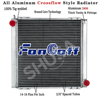 Aluminum Radiator For Can-Am Maverick X3 Max RR Turbo 4X4 XDR DPS XRS 2018-2021 Foto 1 de 4