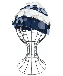 PRADA Knit Caps/Beanies NavyxWhite(Border) S 2200564734092 - Picture 1 of 4