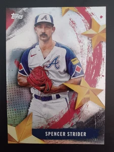 Serie Topps 2025 2 estrellas MLB SMLB-33 Spencer Strider - Atlanta Braves E-395 - Imagen 1 de 2