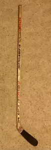 John Slaney Washington Capitols Game Used Team Autographed NHL Hockey Stick - Picture 1 of 10