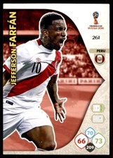 Panini World Cup 2018 Adrenalyn XL - Jefferson Farfan Peru No. 261