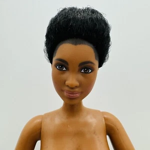 Nude Barbie Articulated Doll Curvy Plus Size Ida B. Wells For Muse Model OOAK - Picture 1 of 3