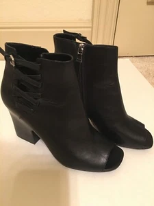 Lauren Ralph Lauren neue schwarze Damen-Heels mit offener Zehenpartie - Größe 9M - Bild 1 von 9