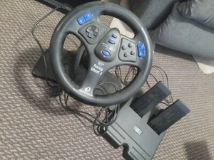 Performance V3FX Racing Wheel 2 Playstation PS2 Steering Wheel & Pedals P-22113 - Picture 1 of 11