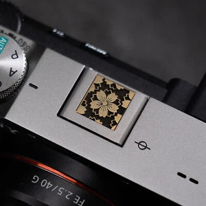 Accesorios de cámara con cubierta de zapato caliente, cobre puro flor de cerezo, adecuado para Sony - Imagen 1 de 11