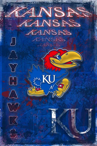 KANSAS JAYHAWKS Poster Kansas Jayhawks NCAA Basketball Print Free Shipping Us Cover