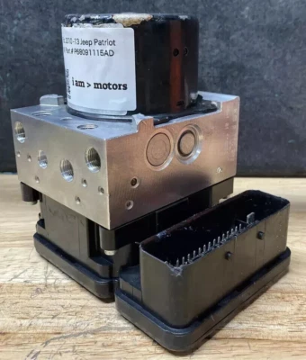 2010-2013 Jeep Patriot Abs Anti Lock Brake Pump Module Assembly W/o Hill Assist Foto 1 de 4