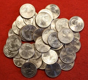 2019-D Idaho River of No Return Wilderness Park Quarters 40 Coin roll Circulated - Picture 1 of 4