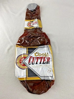 "Cortador Coors colgante inflable botella inflable 29"" hombre cueva bar cerveza publicidad" Foto 1 de 4