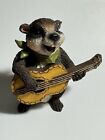 Resin Figurine Otter Mario playing Guitar 3.25 in Tall