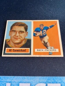 1957 TOPPS FOOTBALL #57 AL CARMICHAEL!! $1 SHIPPING!! - Picture 1 of 2