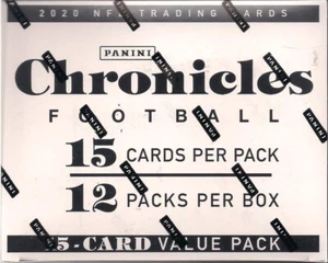 2020 NFL Panini Chronicles NFL Football Factory Sealed Jumbo Value Fat Pack Box - Bild 1 von 4